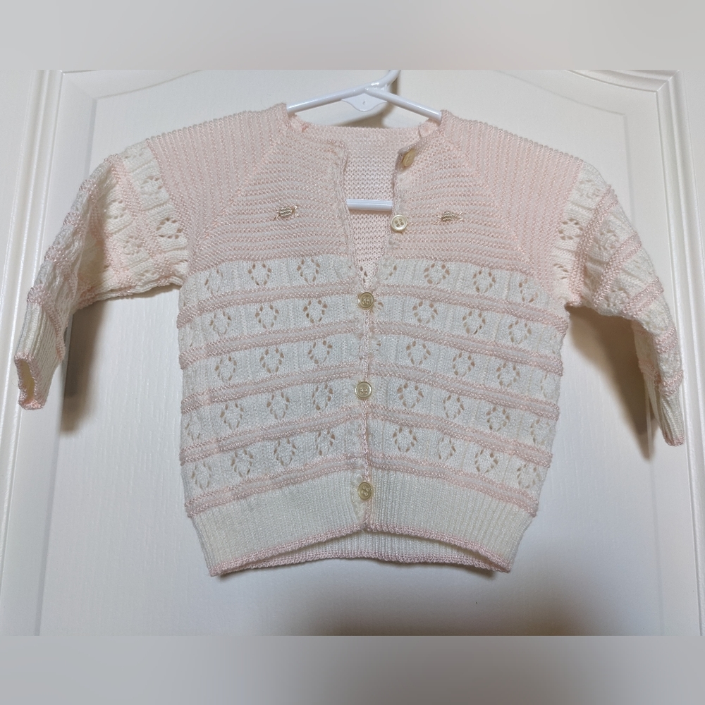 Vintage Handmade Baby Sweater